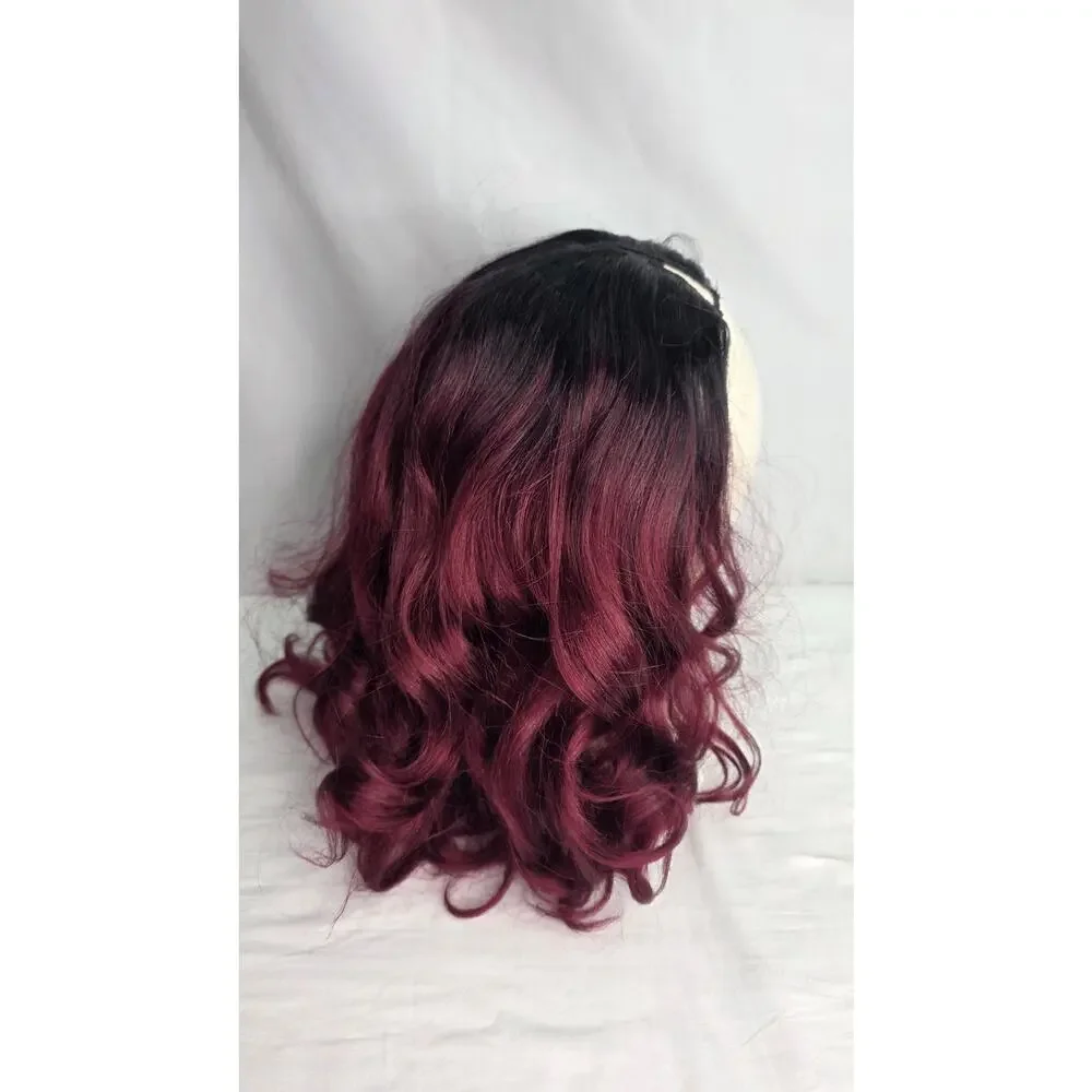 Curly V Part Wig 18